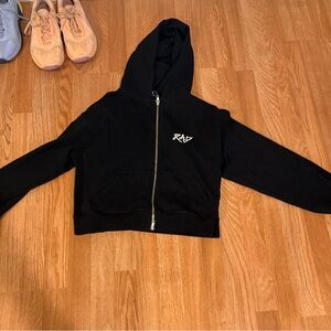 RAD Women's Black Zip-Up Hoodie